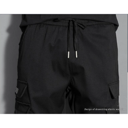 Cargo trousers for men Multifunctional cargo jogging trousers with zip pockets