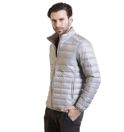 Men's quilted transition jacket - Lightweight, insulated, casual