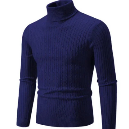 Turtleneck jumper men | Soft knit slim fit jumper