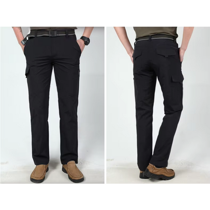 Cargo trousers for men - Outdoor work trousers with pockets, robust quality