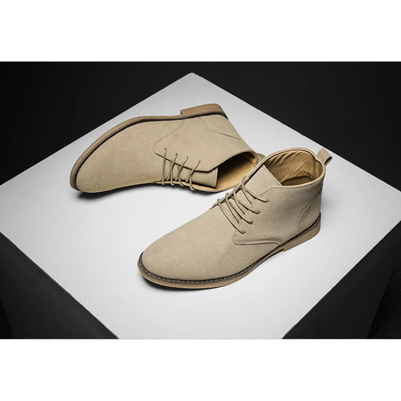 Comfortable suede chukka boots for men, stylish and durable