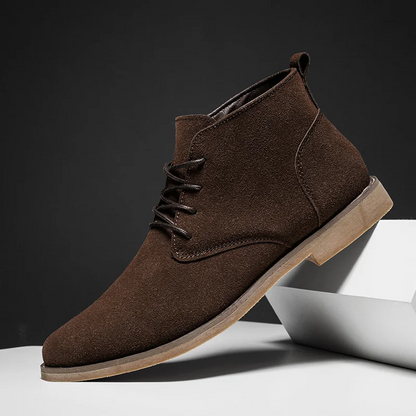 Elegant suede chukka boots for men, comfortable and timeless