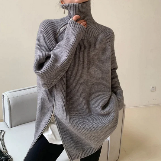 Sweater Cosy jumper with high collar