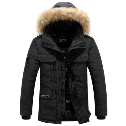 Men - Winter Jacket - Insulated and Waterproof - Warm Winter Outerwear