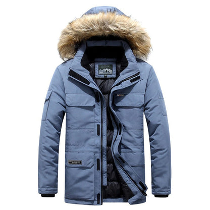 Men - Winter Jacket - Insulated and Waterproof - Warm Winter Outerwear