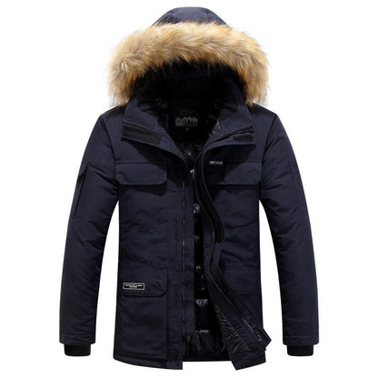 Men - Winter Jacket - Insulated and Waterproof - Warm Winter Outerwear