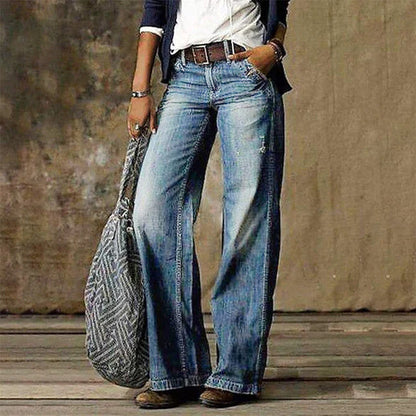 Women's wide-leg jeans