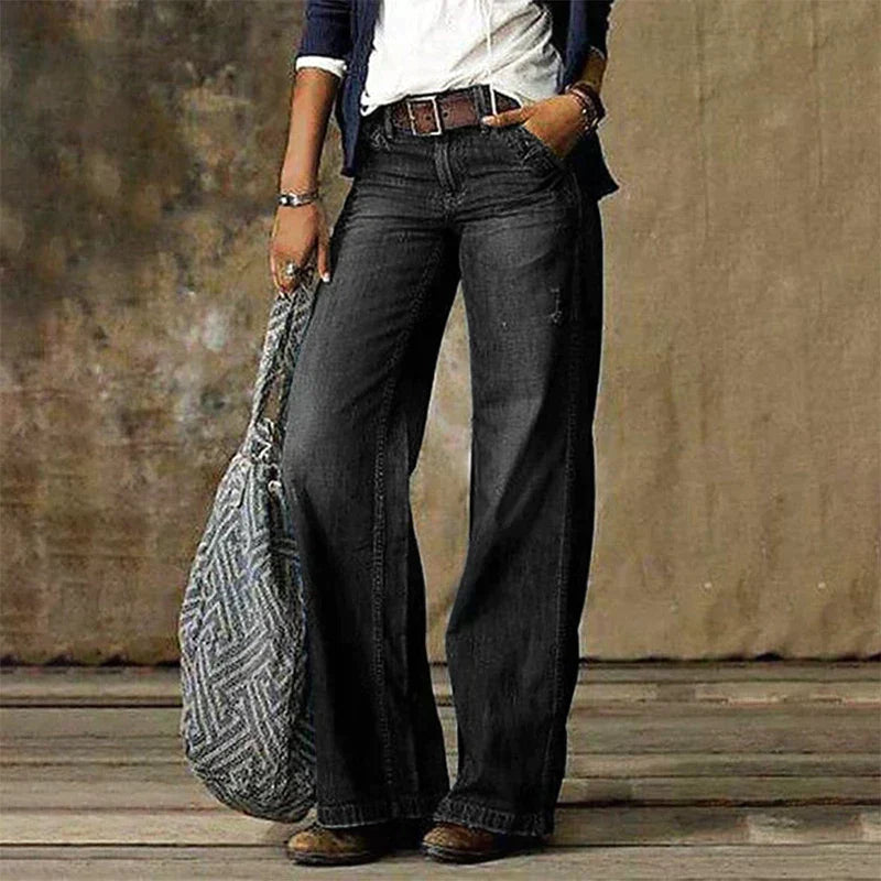 Women's wide-leg jeans