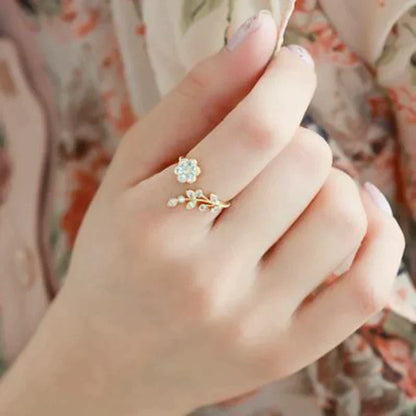 Wish Flower Ring - With cute flower design