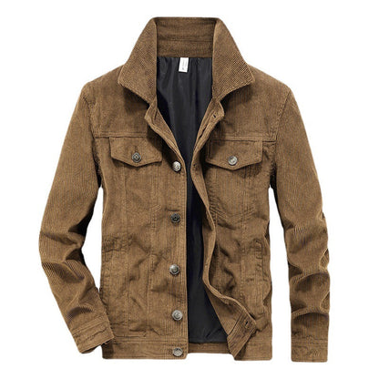 Men's thin corduroy jacket