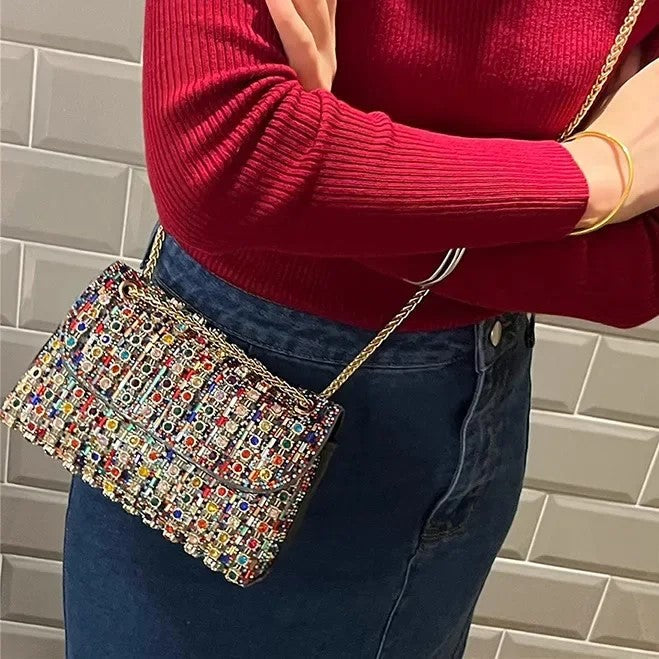 Women's Crystal Shoulder Bag