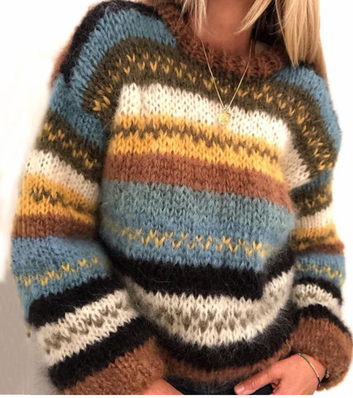 Warm knitted jumper