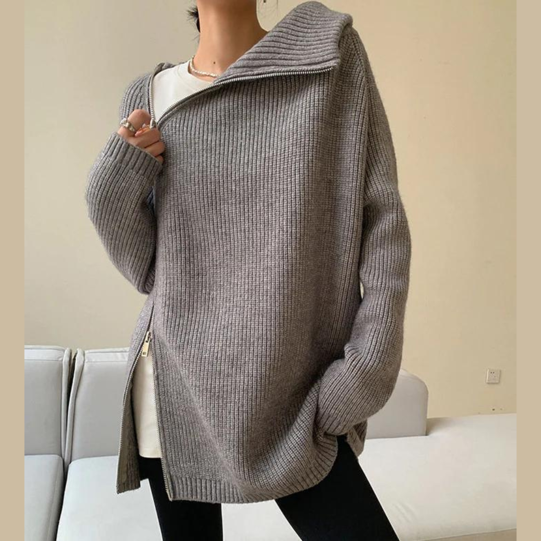 Sweater Cosy jumper with high collar