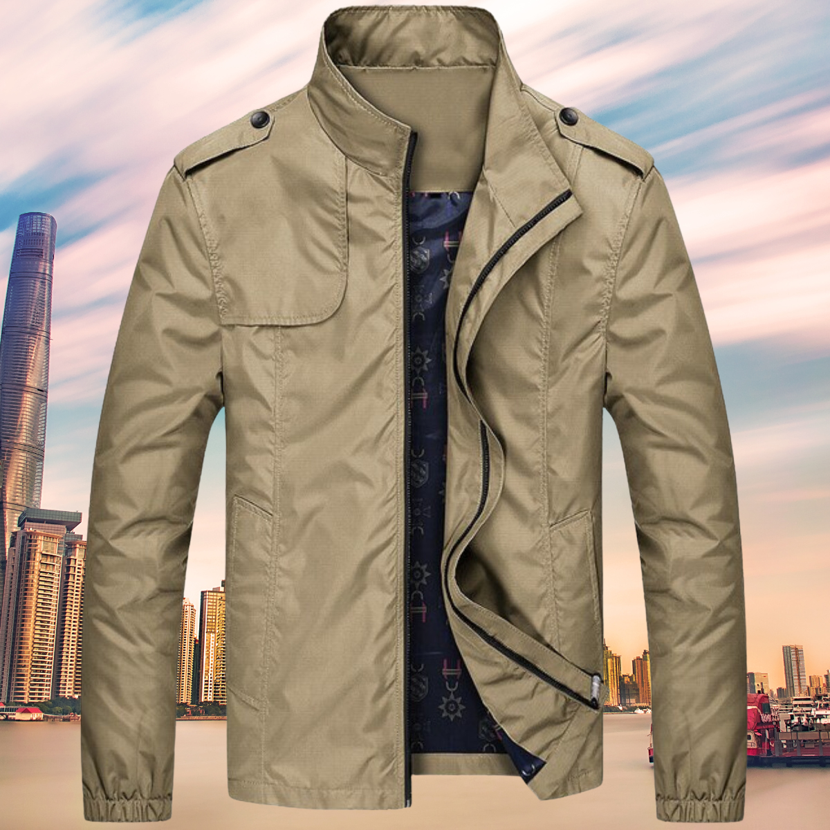 Stylish Waterproof and Windproof Jacket