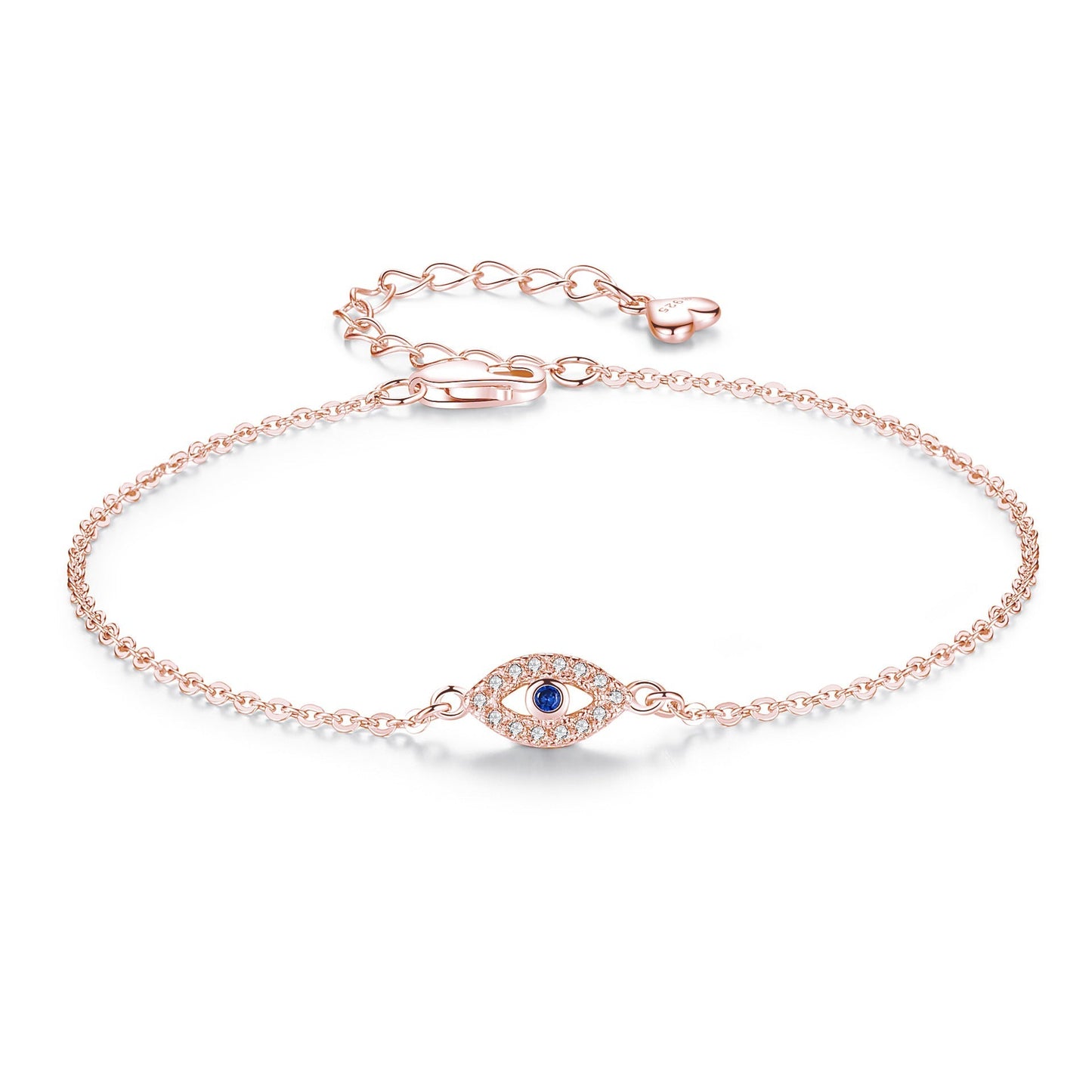 Evil Eye Gold link bracelet