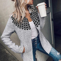 GREY WITH DOTTED PATTERN