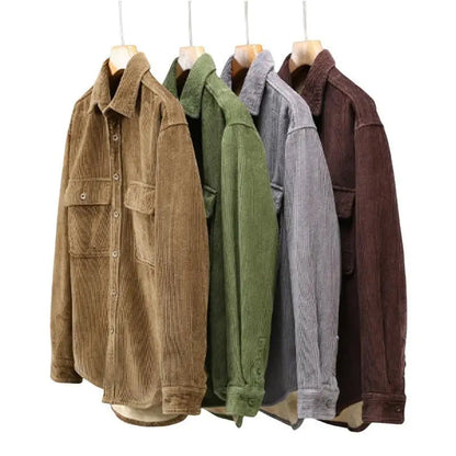 Men's Corduroy Winter Long Sleeves